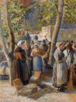 Pissarro, Camille - The Market at Gisors